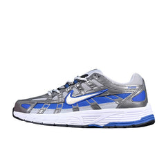 Tênis de Corrida Nike P-6000 Prateado e Azul