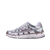 Tênis de Corrida Nike P-6000 Sliver e Rosa