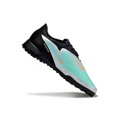 Chuteira Society TF Nike Phantom 6 Academy Preta e Verde