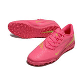 Chuteira Society TF Nike Phantom 6 Academy Fluorescent Rosa e Verde