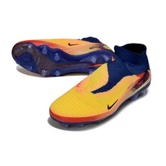 Chuteira Campo FG Nike Phantom 6 DF Elite Pack Erling Haaland Preta e Amarela