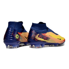 Chuteira Campo FG Nike Phantom 6 DF Elite Pack Erling Haaland Preta e Amarela