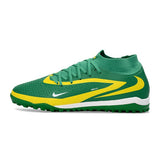 Chuteira Society TF Nike Phantom 6 DF Elite Verde e Amarelo