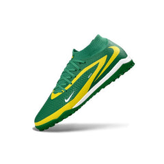 Chuteira Society TF Nike Phantom 6 DF Elite Verde e Amarelo
