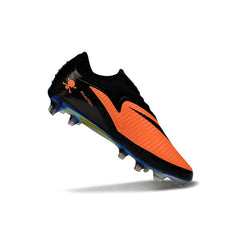 Chuteira Campo FG Nike Phantom 6 Elite Pack Preto e Laranja Infantil