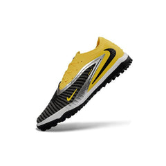 Chuteira Society TF Nike Phantom 6 Elite Preta e Amarela