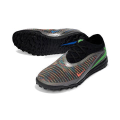 Chuteira Society TF Nike Phantom 6 Elite Preta, Cinza e Verde