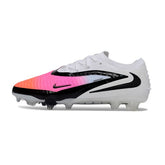 Chuteira Campo FG Nike Phantom 6 Elite Preta, Branca e Rosa
