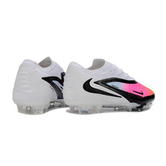 Chuteira Campo FG Nike Phantom 6 Elite Preta, Branca e Rosa