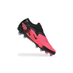 Chuteira Campo Sintético AG Nike Phantom 6 Elite Preta e Pack Rosa Infantil