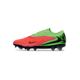 Chuteira Campo FG Nike Phantom 6 Elite Pack Verde e Laranja Infantil