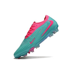 Chuteira Campo FG Nike Phantom 6 Elite Azul-Clara e Rosa