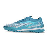 Chuteira Society TF Nike Phantom 6 Elite Light Azul e Branco