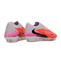 Chuteira Campo FG Nike Phantom 6 Elite Laranja, Branca e Rosa