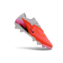 Chuteira Campo FG Nike Phantom 6 Elite Laranja, Branca e Rosa