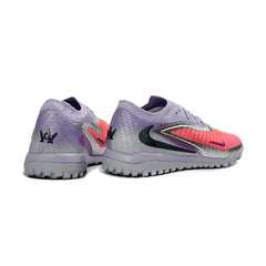 Chuteira Society TF Nike Phantom 6 Elite Roxa e Rosa