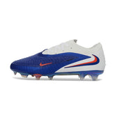 Chuteira Campo FG Nike Phantom 6 Elite Branca e Azul
