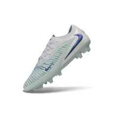 Chuteira Campo FG Nike Phantom 6 Elite Branco e Azul