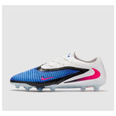 Chuteira Campo FG Nike Phantom 6 Elite Pack Branco e Azul Infantil