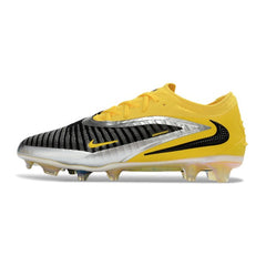 Chuteira Campo FG Nike Phantom 6 Elite Amarelo, Cinza e Prateado