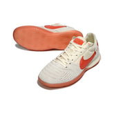 Chuteira Futsal IC Nike Streetgato Branca e Laranja