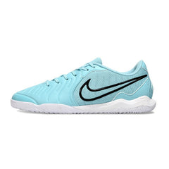 Chuteira Futsal IC Nike Tiempo 10 Legend Academy Azul-Clara Indoor