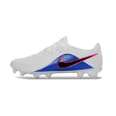 Chuteira Campo FG Nike Tiempo Legend 11 Elite Branca , Azul e Rosa Infantil