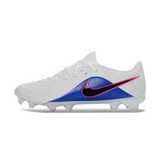 Chuteira Campo FG Nike Tiempo Legend 11 Elite Branca , Azul e Rosa Infantil