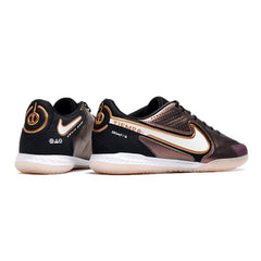 Chuteira Futsal IC Nike Tiempo Legend 9 Elite Pack Generation Preta e Branca
