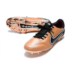 Chuteira Campo FG Nike Tiempo Legend 9 Elite Dourada