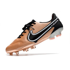 Chuteira Campo FG Nike Tiempo Legend 9 Elite Dourada