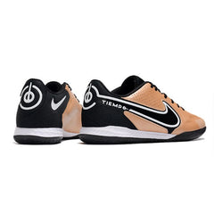 Chuteira Futsal IC Nike Tiempo Legend 9 Elite Dourada