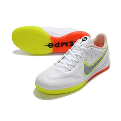 Chuteira Futsal IC Nike Tiempo Legend 9 Elite Pack Rawdacious Azul e Rosa