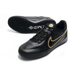 Chuteira Futsal IC Nike Tiempo Legend 9 Elite Pack Shadow Preta e Branca