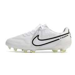 Chuteira Campo FG Nike Tiempo Legend 9 Elite Branca e Preta