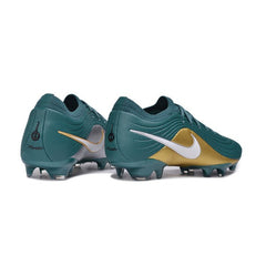 Chuteira Campo FG Nike Tiempo Maestro Elite Dark Verde, Douradoen e Prateado