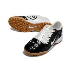 Chuteira Society TF Nike Total 90 III Preta e Cinza