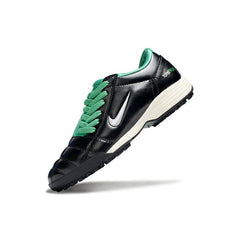 Chuteira Society TF Nike Total 90 III Preta e Verde