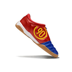 Chuteira Futsal IC Nike Total 90 III Azul e Vermelha