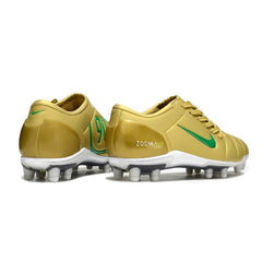 Chuteira Campo FG Nike Total 90 III Dourada e Verde