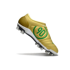 Chuteira Campo FG Nike Total 90 III Dourada e Verde