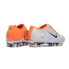 Chuteira Campo FG Nike Total 90 III Cinza e Laranja