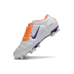 Chuteira Campo FG Nike Total 90 III Cinza e Laranja