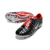 Chuteira Campo FG Nike Total 90 III Vermelha e Preta