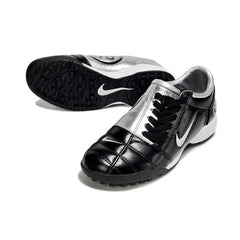 Chuteira Society TF Nike Total 90 III Cinza e Preta