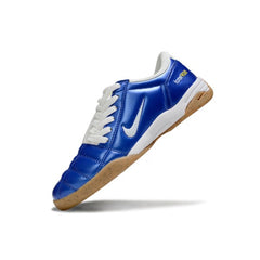 Chuteira Futsal IC Nike Total 90 III Branca e Azul