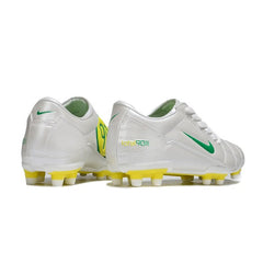Chuteira Campo FG Nike Total 90 III Branca, Verde e Amarela