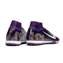 Chuteira Society TF Nike Zoom Mercurial Superfly 10 Elite Pack Mbappe Purple