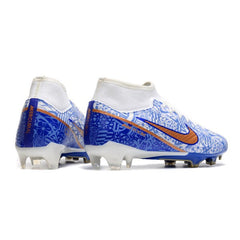 Chuteira Campo FG Nike Zoom Mercurial Superfly 9 Academy Azul Pack CR7