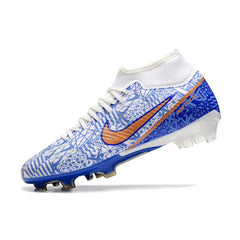 Chuteira Campo FG Nike Zoom Mercurial Superfly 9 Academy Azul Pack CR7